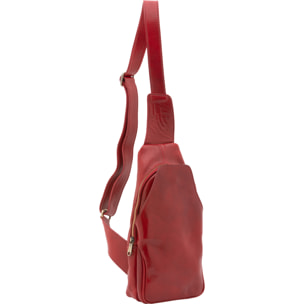 Marsupio  da uomo In Vera pelle Made in Italy 33x17x7 cm