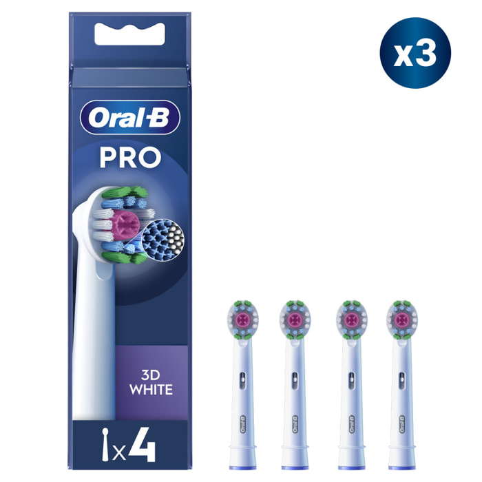 Oral-B Pro 3D White - 12 Brossettes