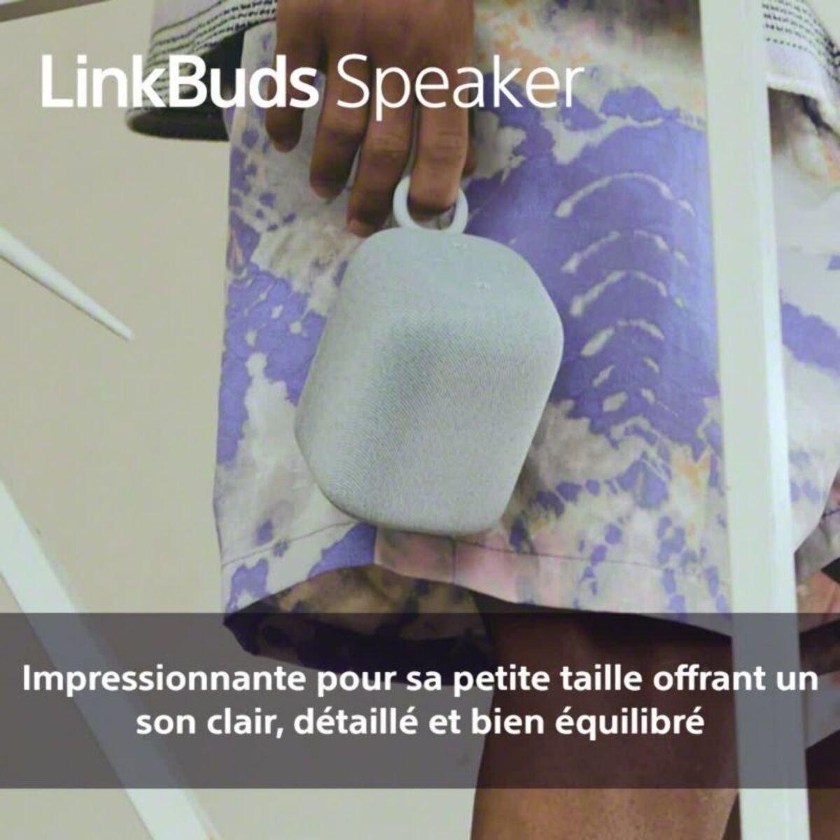 Enceinte portable SONY LINKBUDS Speaker Grise