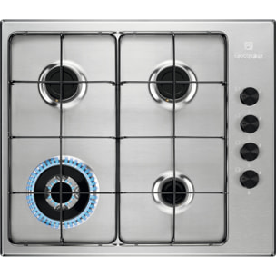 Electrolux Piano cottura a gas Serie 300 Slim side control 60cm EGS6414X