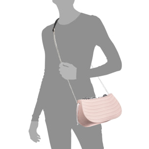 Villarosa bolso bandolera, de goma eva grabado con patrón de diseño, bolsa interior estampada.