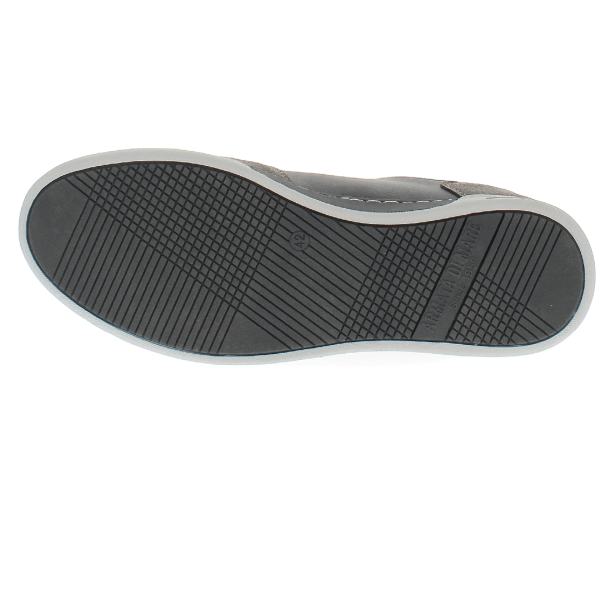 Armata di Mare Scarpe Uomo Sneakers Basse Stringate con Soletta Rimovibile in Memory Foam AMU W24M601 Grey