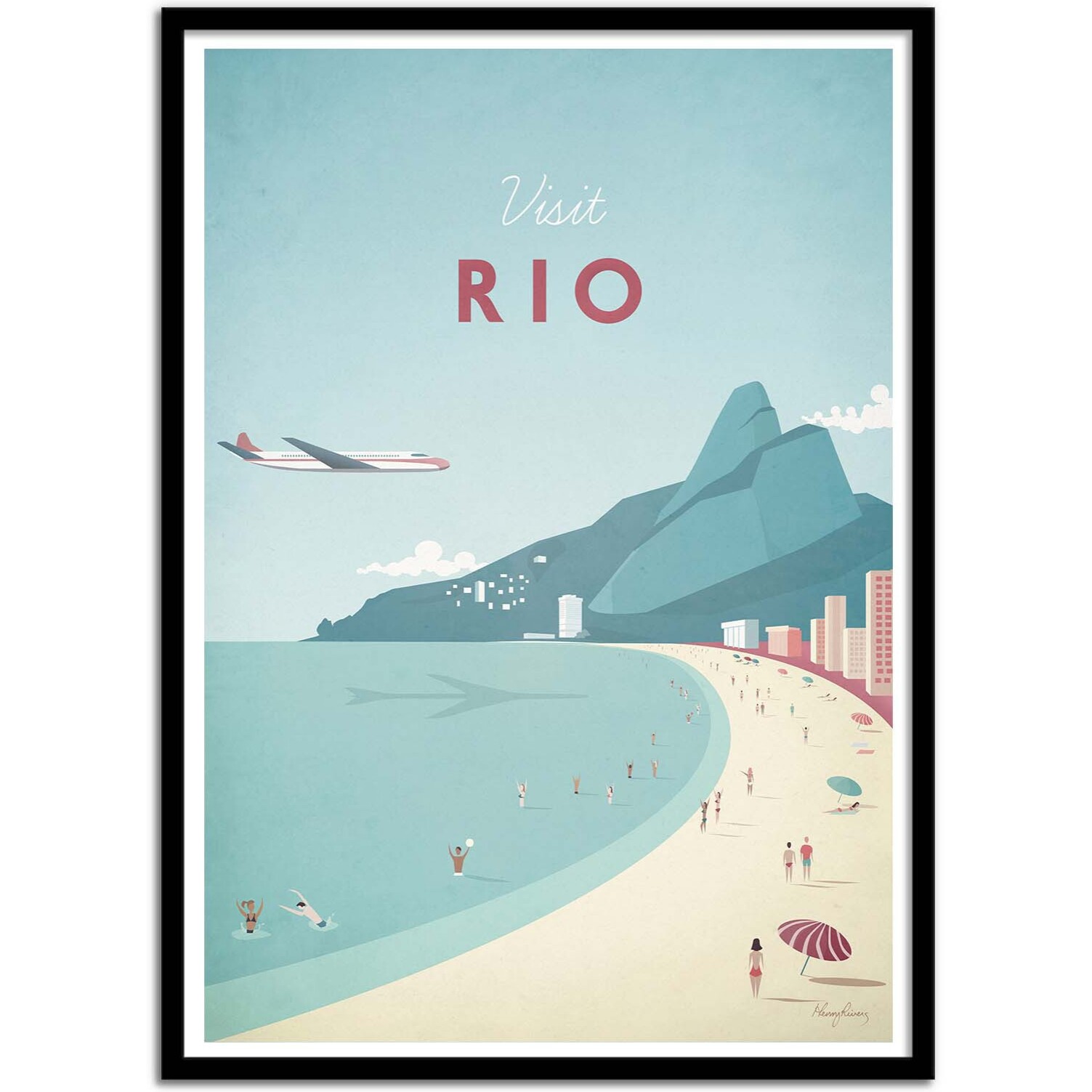 Affiche - Visit Rio - Henry Rivers
