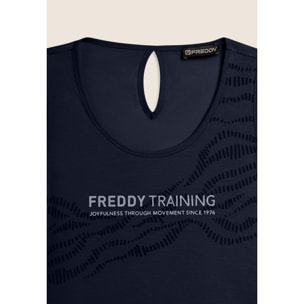 Canotta con Dettaglio Cut-Out e Grafica FREDDY