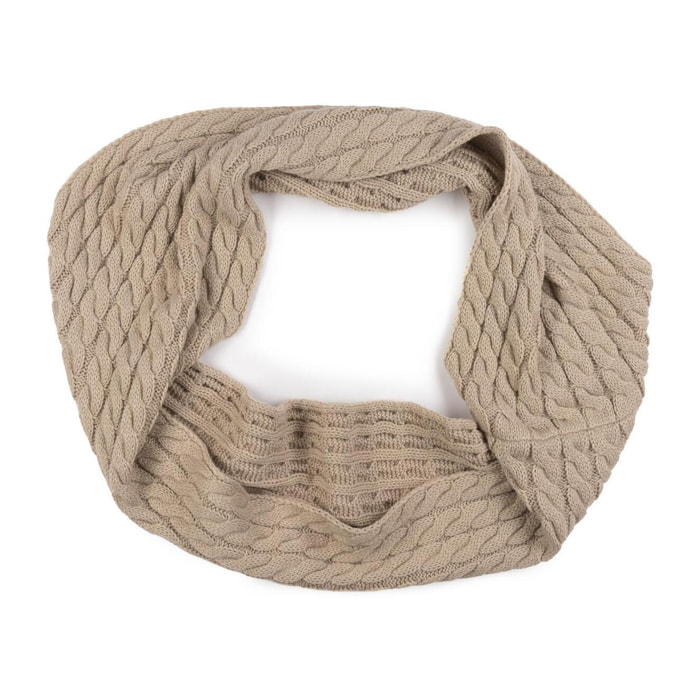 Sciarpa girocollo in treccia "Relaxed"