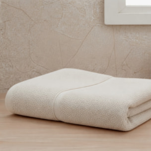 CASA MATTA Telo Bagno in Spugna di Puro Cotone 400 gr/mq_Ivory