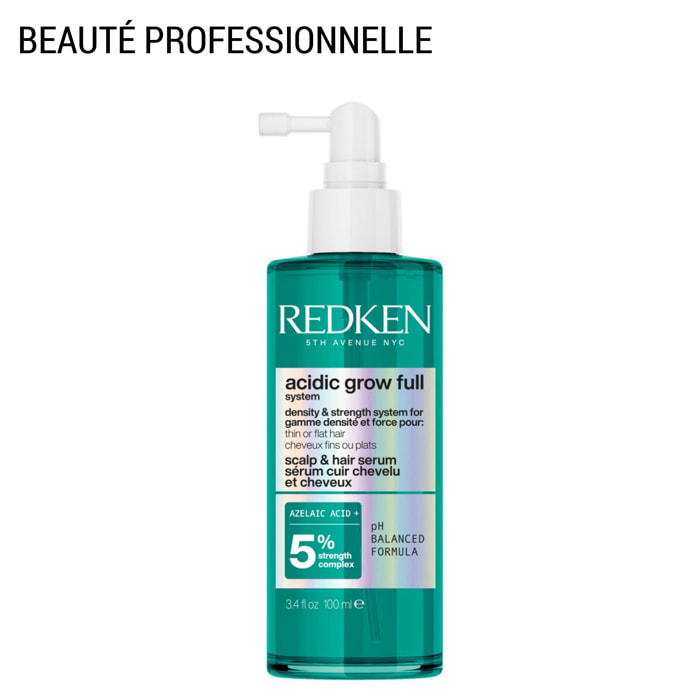 Acidic Grow Full System - Sérum Sans Rinçage Densité Cheveux Fins