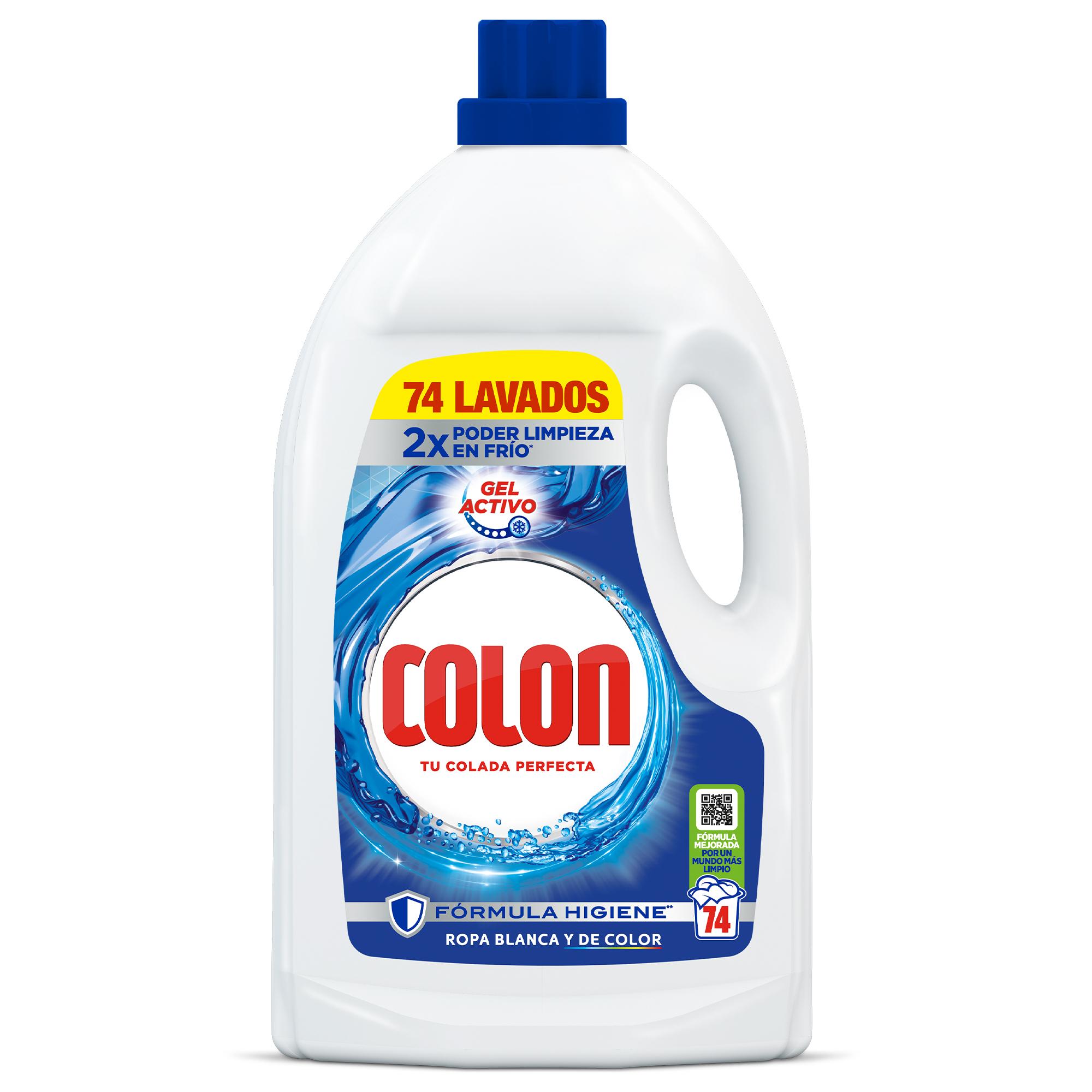 Colon Gel Activo Detergente para la lavadora 148 lavados (2x74 dosis)