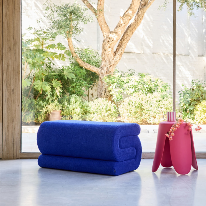 Banc design revêtement bouclette 1-2 places SASHA