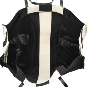 Borbore Bolso shopper Mujer. Fabricado en rafia sintética entrelazada.