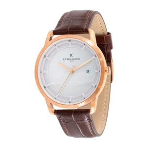 Reloj Pierre Cardin CLC.6003 Hombre Analogico Cuarzo con Correa de Cuero