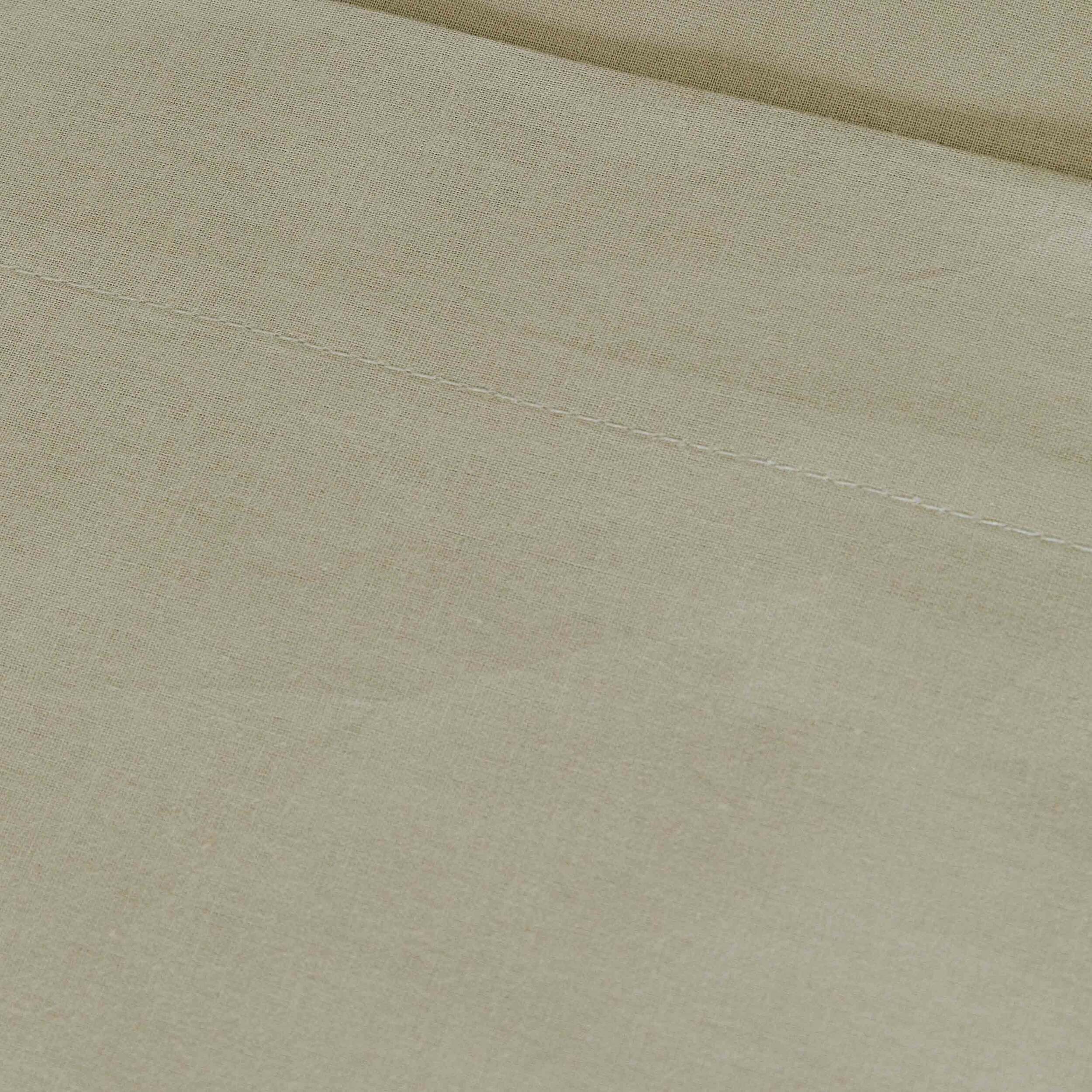 Juego de sábanas algodón lisas verde seco