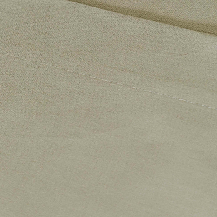 Juego de sábanas algodón lisas verde seco