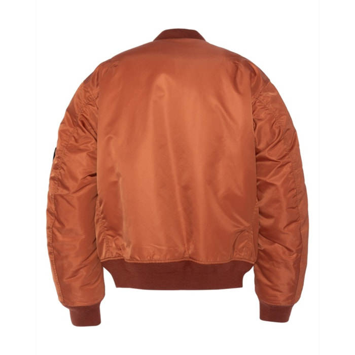 MA-CAMPRSWASHED BOMBER WITH VINTAGE SHAPESchott NYCCOPPER