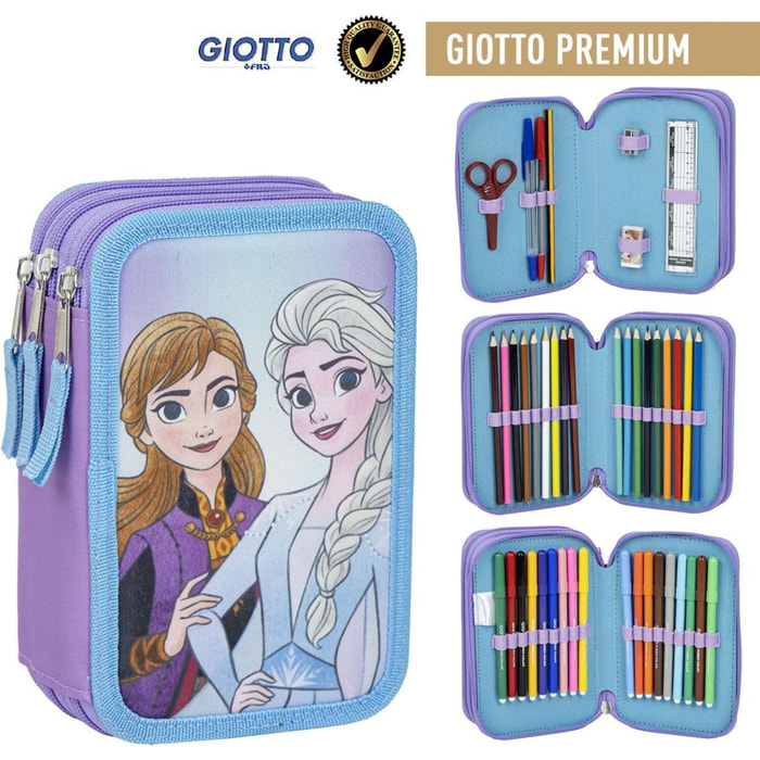 Plumier Con Accesorios Giotto Frozen