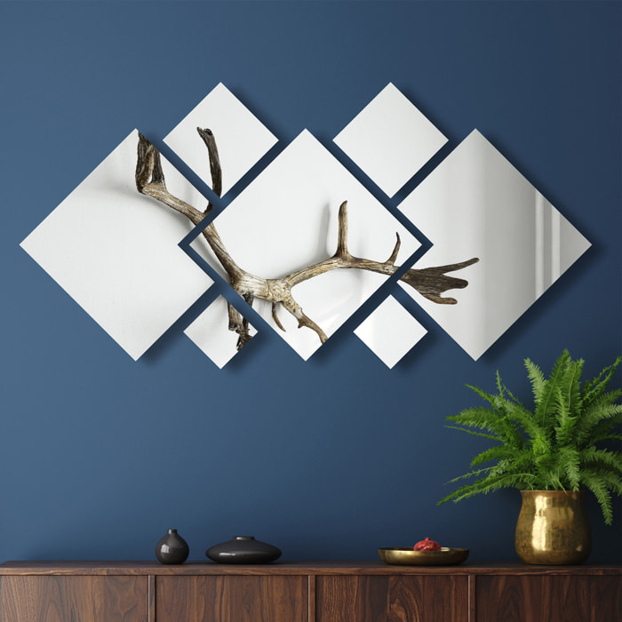 Decoration Murale Miroir A Coller Carree