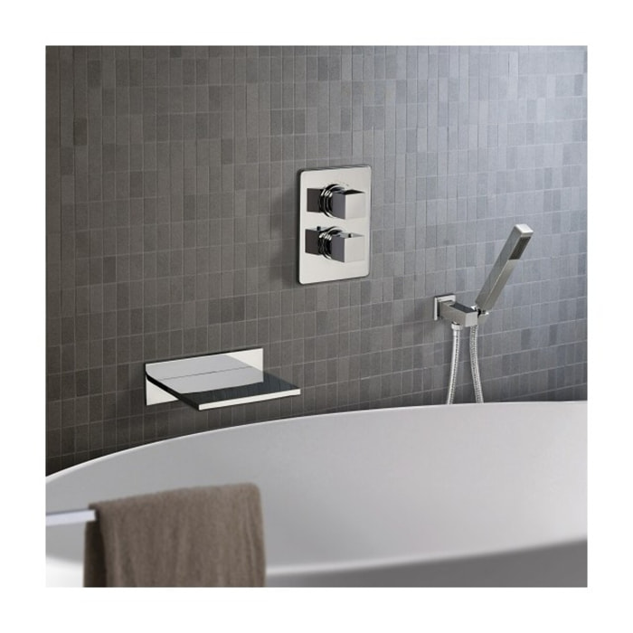 Paini - Mitigeur thermostatique avec ensemble de douche