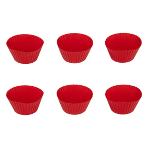 Lot de 6 caissettes en silicone
