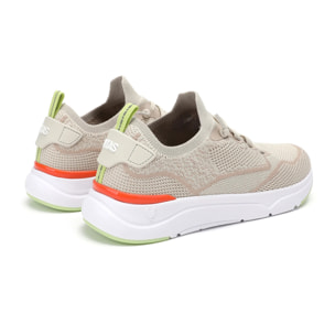 Zapatillas Cue Woman Beige
