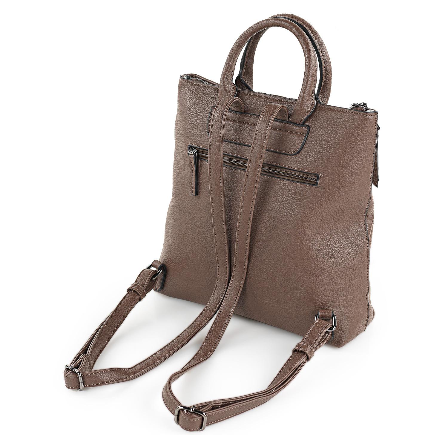 Bolso Mochila Mujer Lois Dewey Marron Oscuro