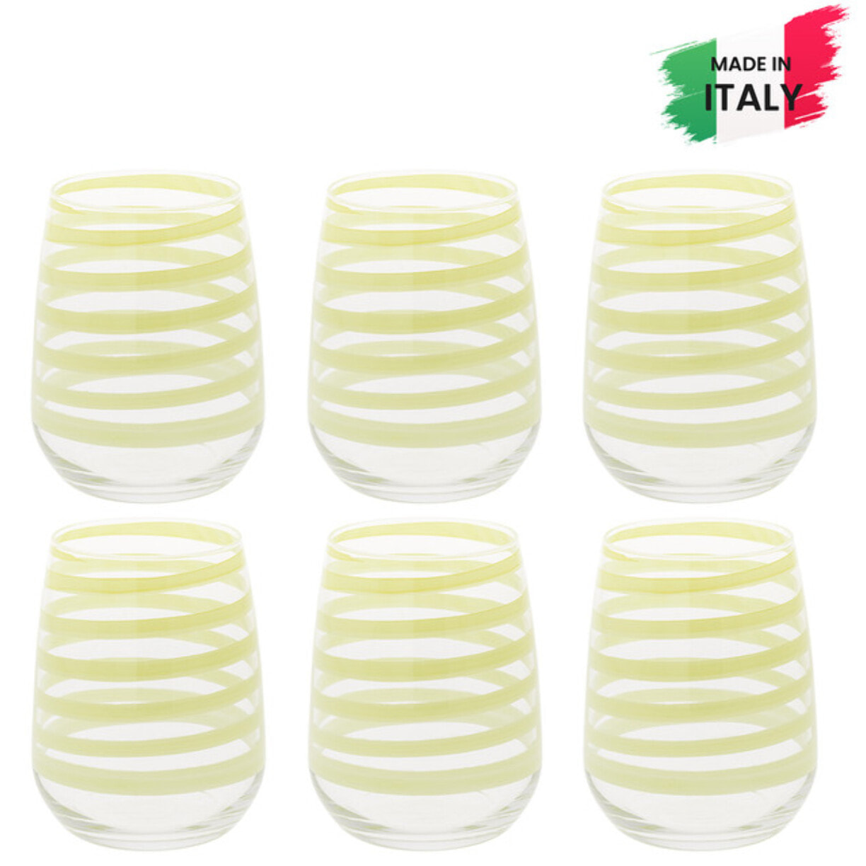 Set 6 bicchieri da acqua Malva