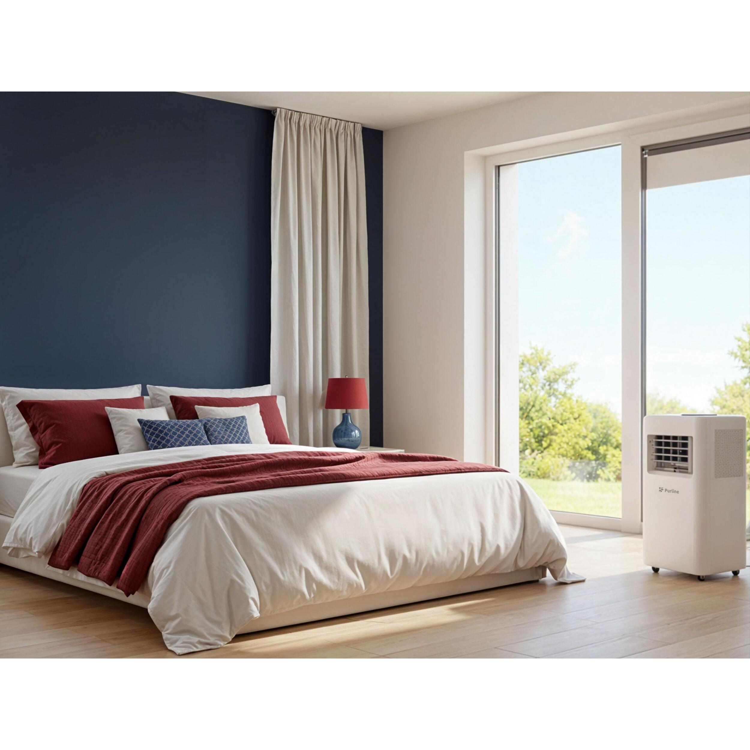 Aire Acondicionado portátil 9000 BTU con deshumidificador y termostat COOLY 9000N PURLINE