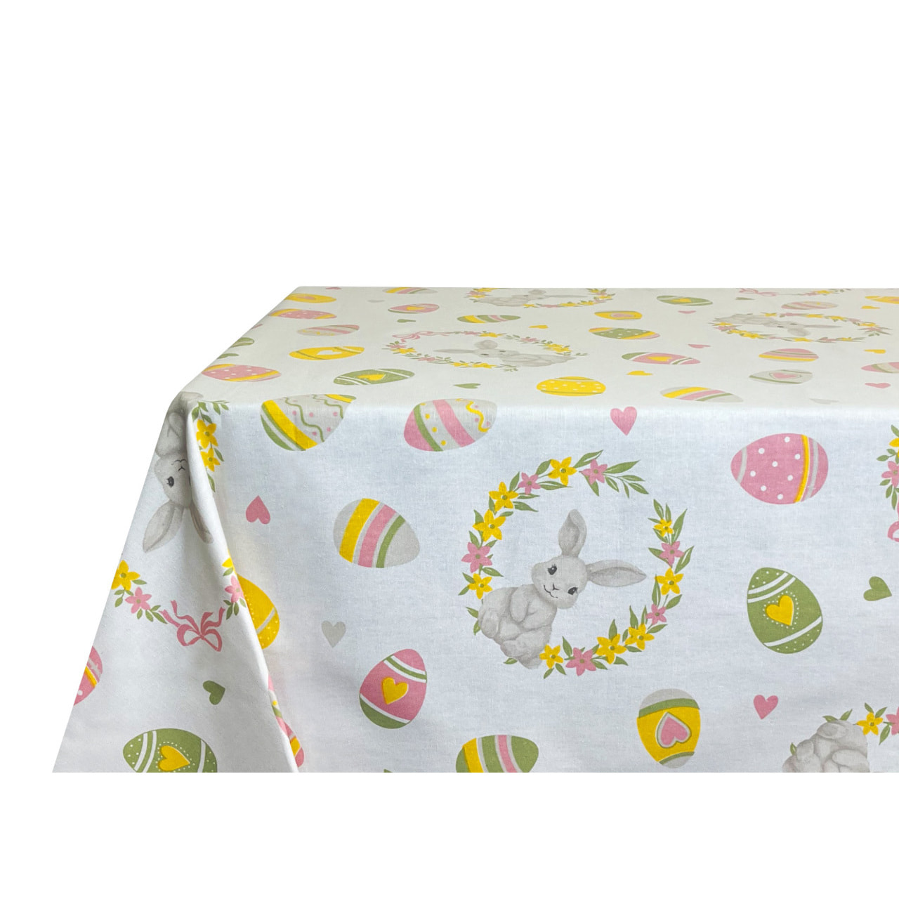 Tovaglia Cucina In 100% Cotone Made In Italy Disegno Ovetti 140x240