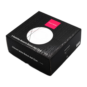 6 assiettes à dessert 22cm BISTROT CHEF