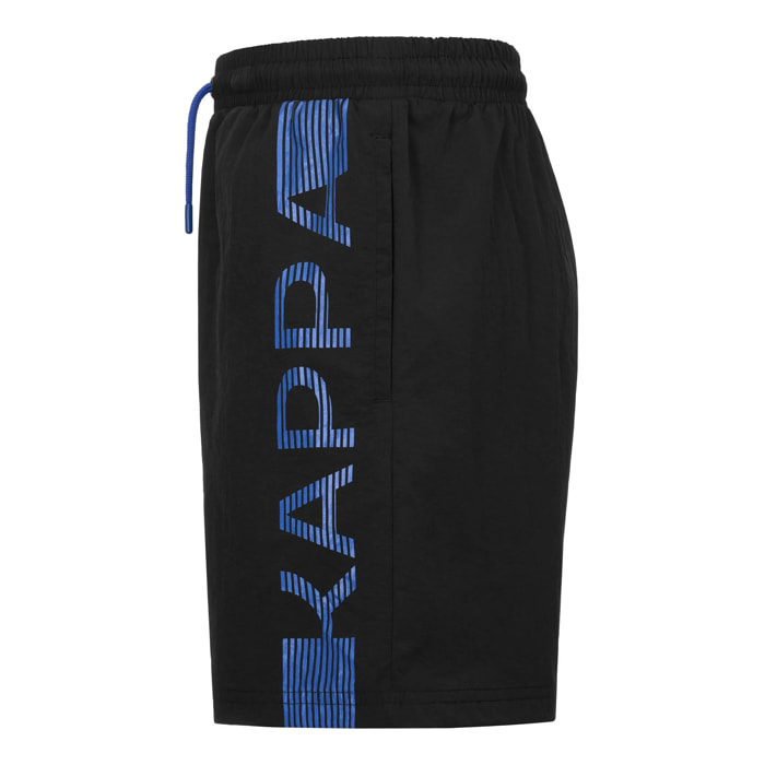 Kappa - Costumi da Bagno Uomo Nero - Logo Gioppe