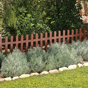 Pack 5 Mini Vallas Clickfence Marron 40x40 Cm