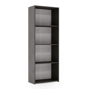 Libreria LONI 160x60 cm colore grigio