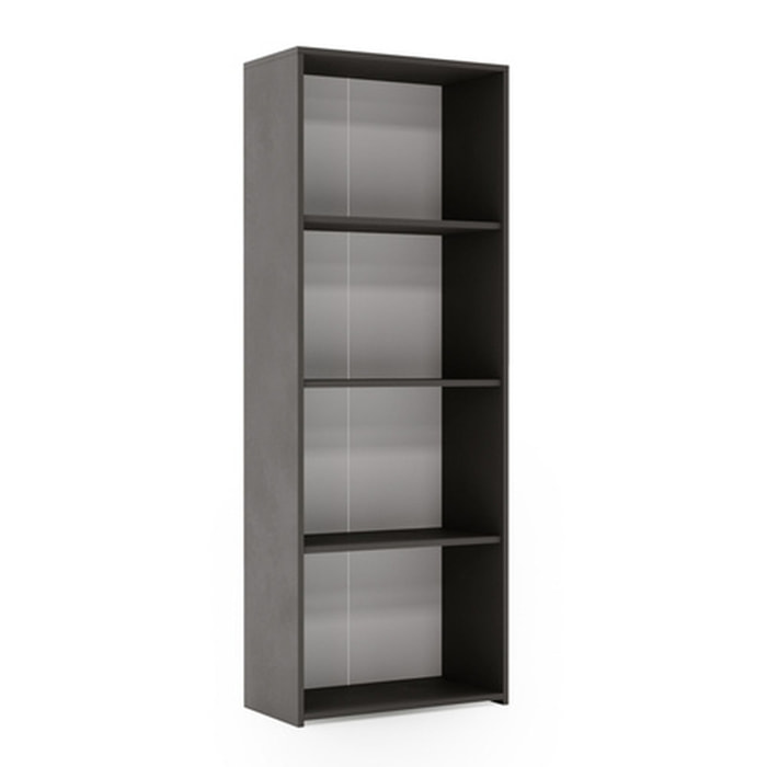 Libreria LONI 160x60 cm colore grigio