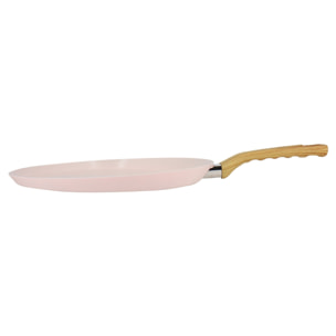 Galetière en revêtement céramique 32cm rose -tous feux COLORAMA