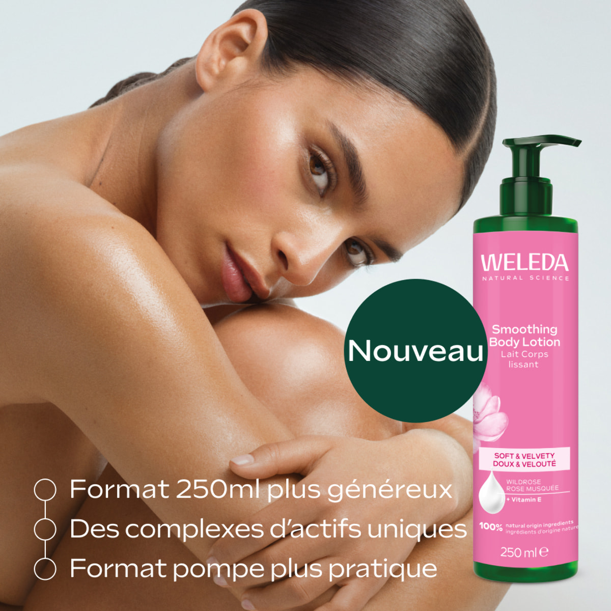 WELEDA - Lait Corps lissant Rose Musquée - 250 ml