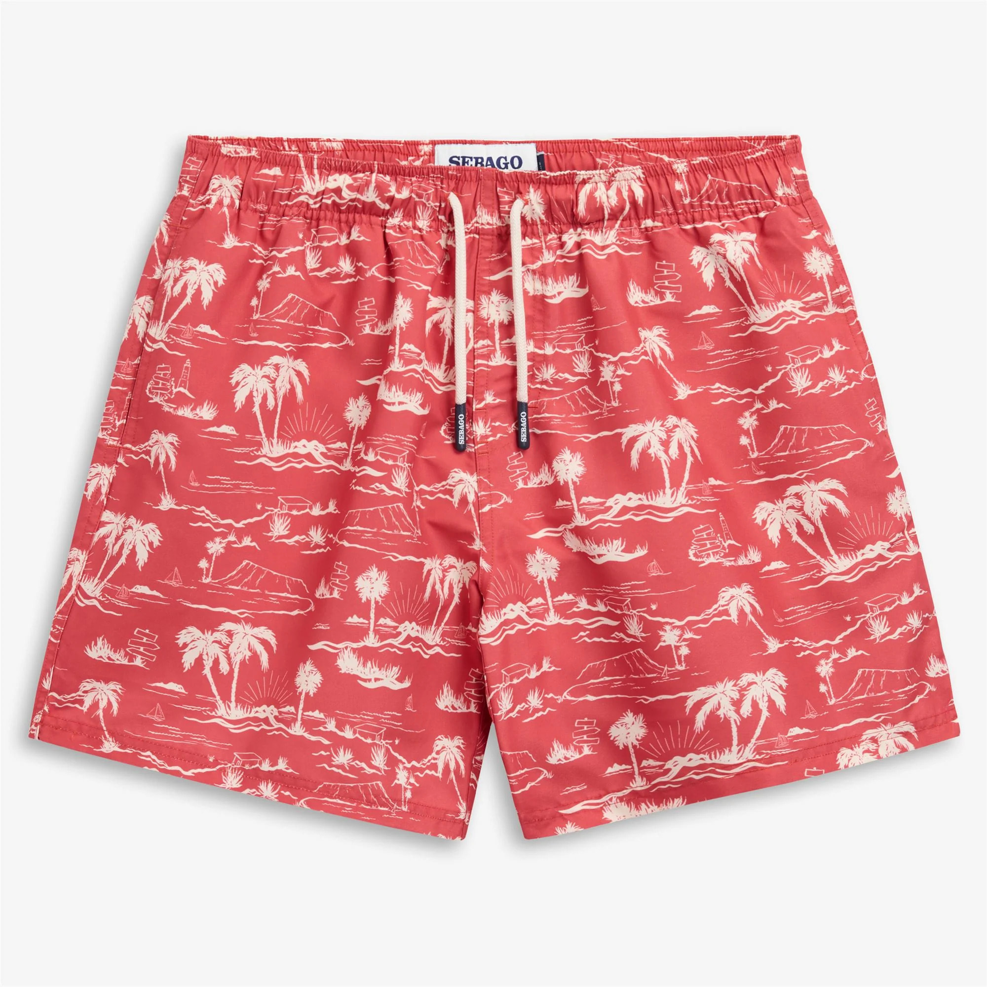 Sebago - Costumi da Bagno Uomo Rosso - Sandbeach