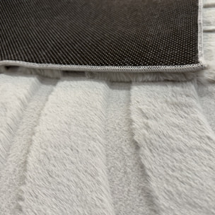 ALASKA - Tapis doux à motif graphique gris