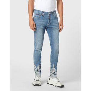 PHILIPP PLEIN Jeans Straight Cut FLAME