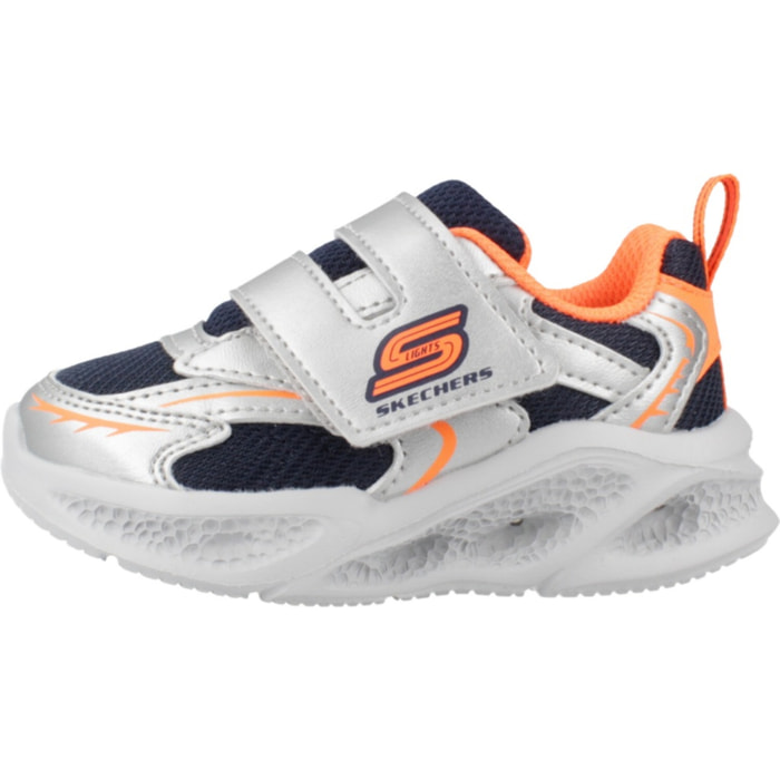 Zapatillas Niño Meteorlights Glow Plata