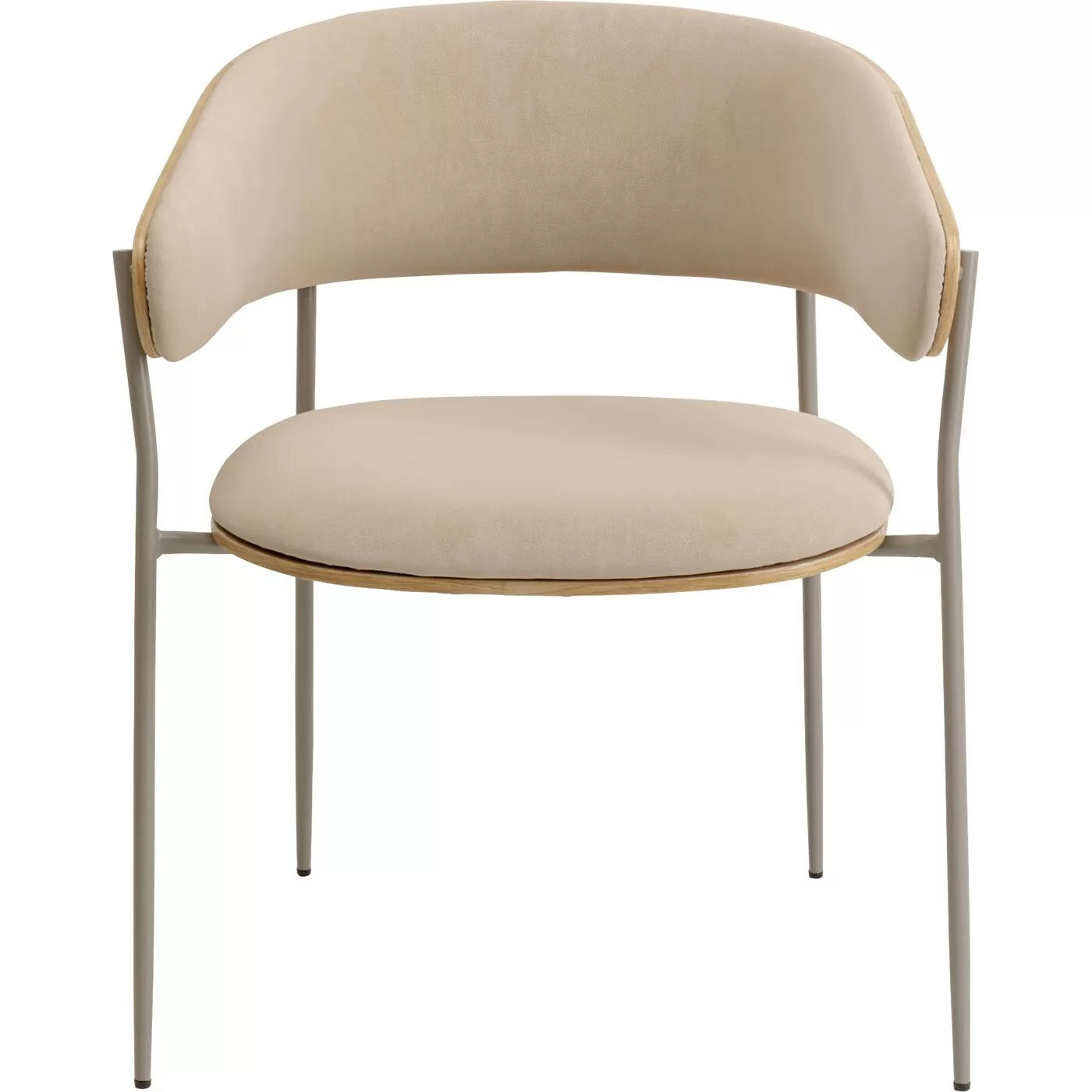 Chaise avec accoudoirs Cindy chêne Kare Design