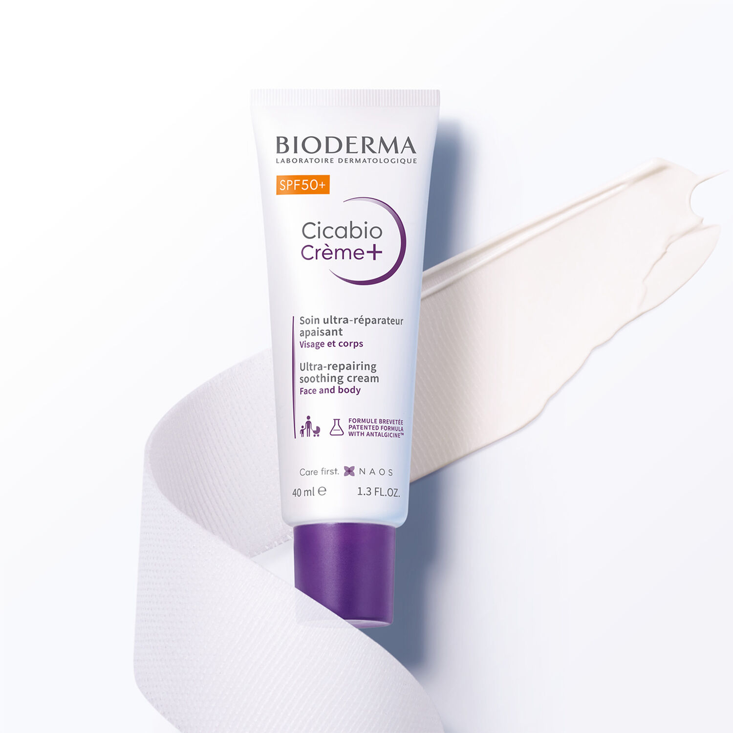 CICABIO - Crème+ Soin Ultra-réparateur SPF50+ 40 ml