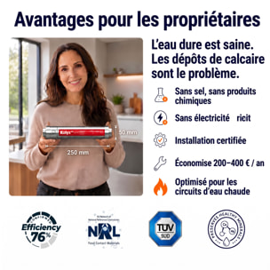 Alternative adoucisseur d'eau KalyxX Red Line 1" (IPSKXFRRG1)