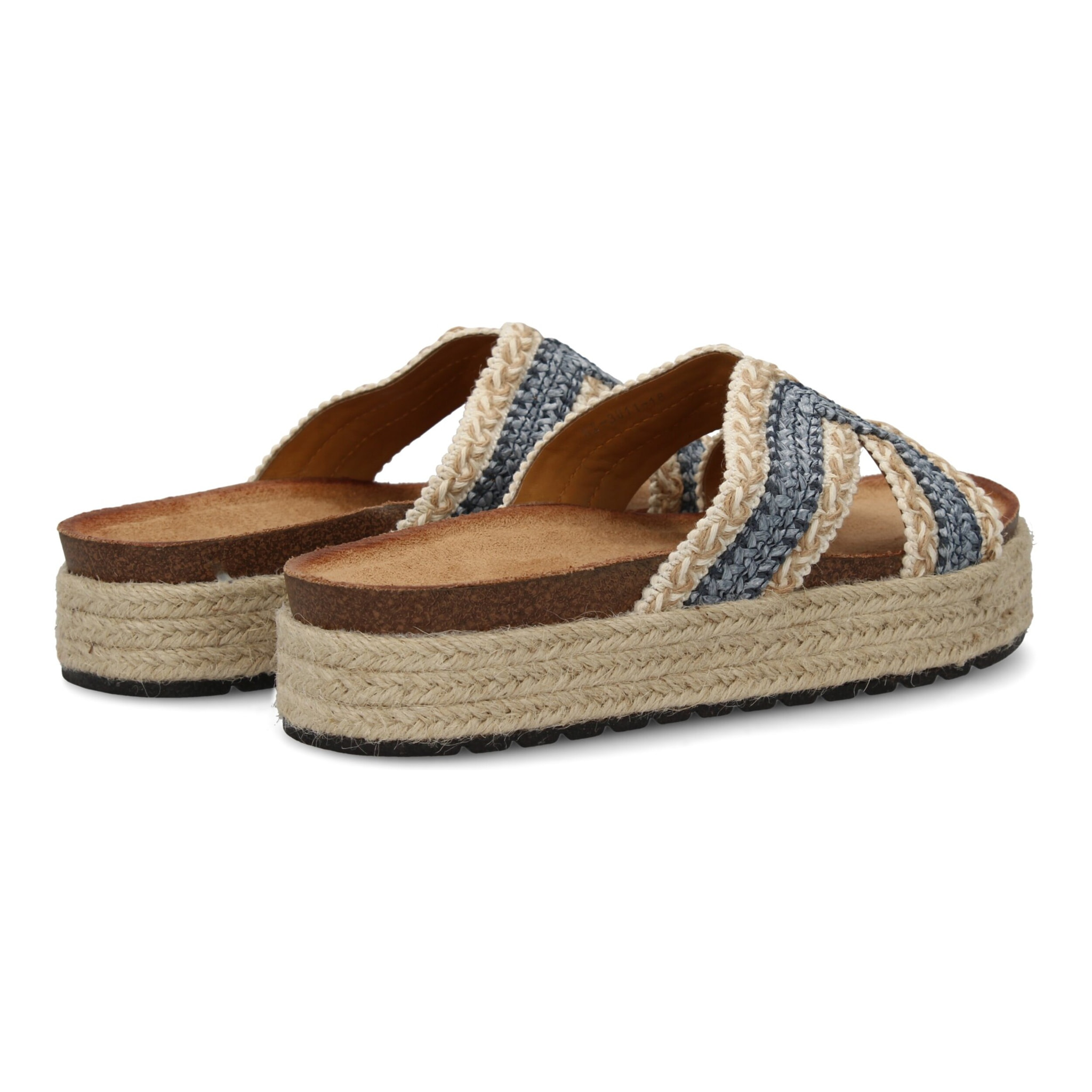 Sandalias planas de mujer con diseño trenzado, comodas para cualquier ocasión