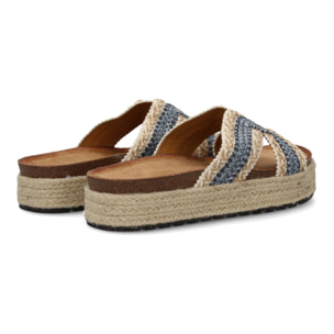 Sandalias planas de mujer con diseño trenzado, comodas para cualquier ocasión