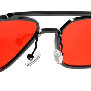 Gafas de Sol Muni SQ Black / Red D.Franklin