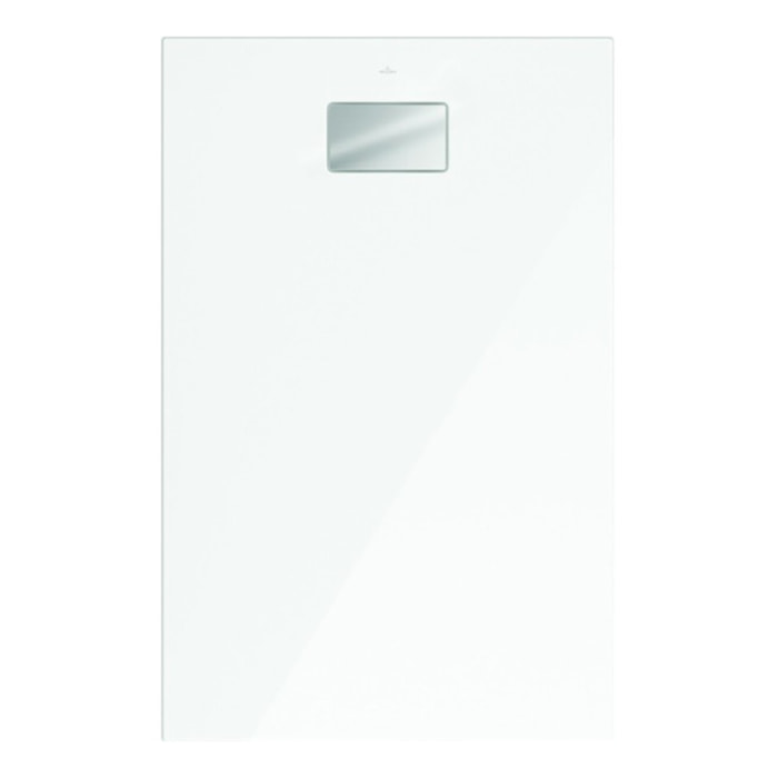 Receveur zero ressaut Le Valence blanc céramique avec cache-bonde