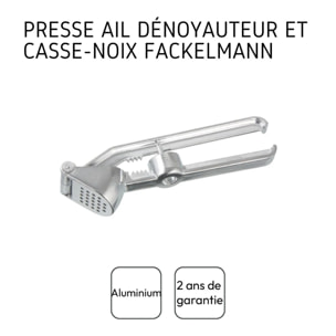 Presse-ail 3 en 1, dénoyauteur, casse-noix, presse-ail Fackelmann