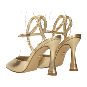 Décolleté sling back Donna Tata Italia Dorato
