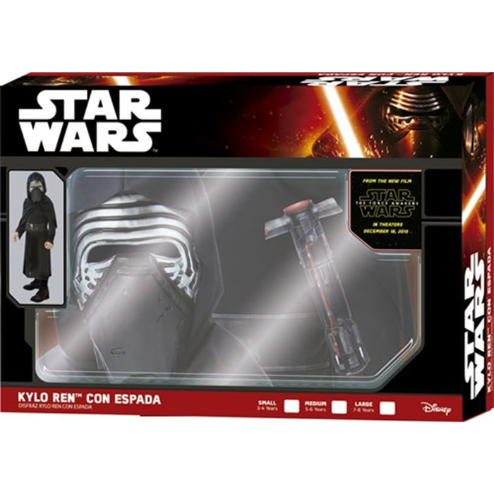 DISFRAZ KYLO REN CON ESPADA EN CAJA INF