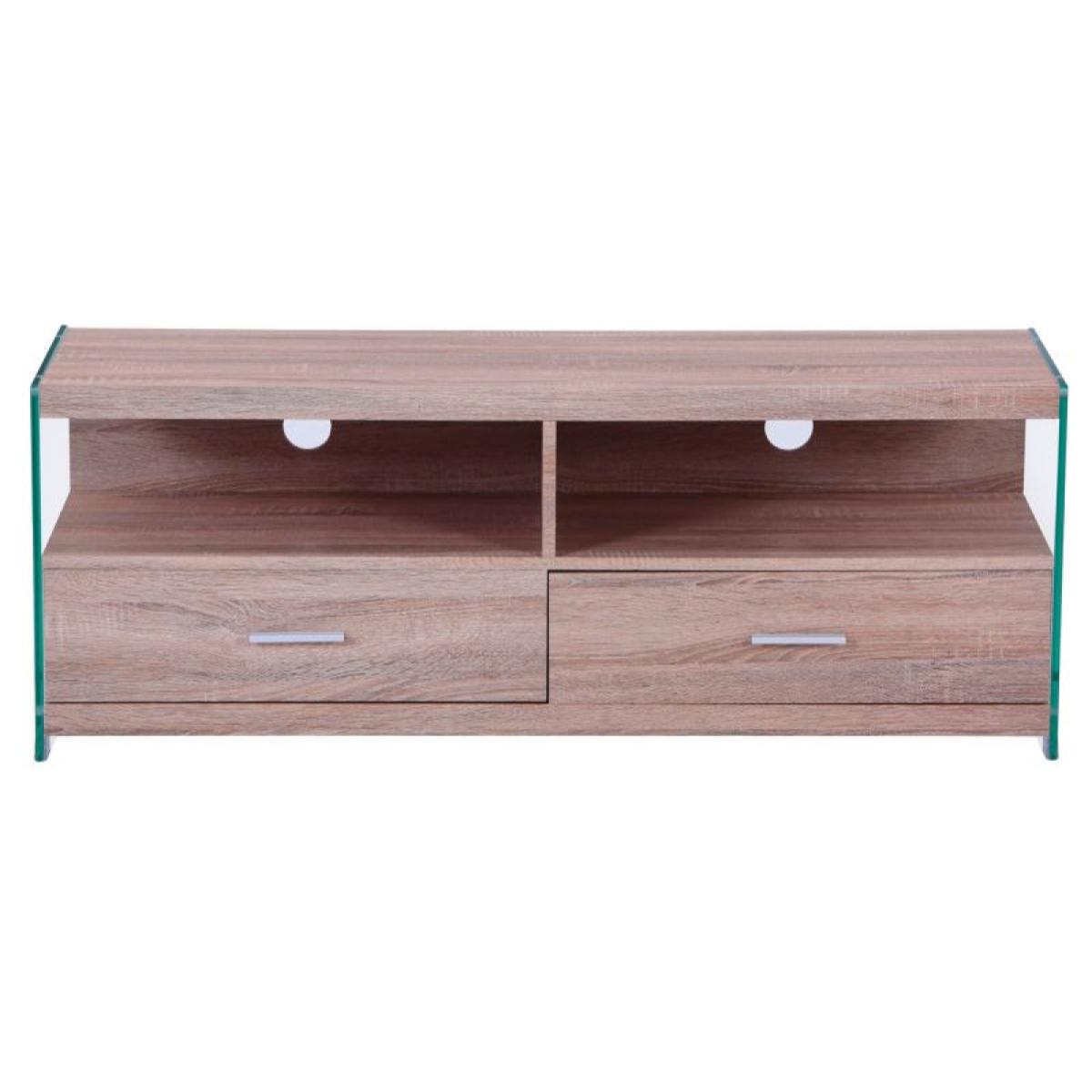 Mueble TV Evan Cristal - Roble