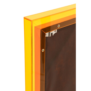 J-Line Décoration Murale Moderne - toile - orange fluo